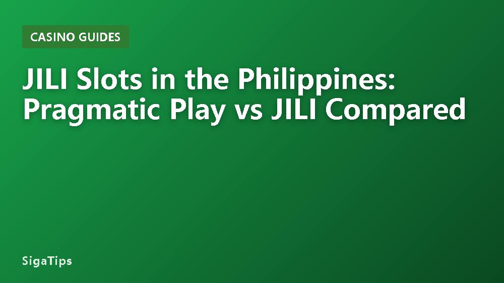 JILI Slots in the Philippines: Pragmatic Play vs JILI Compared
